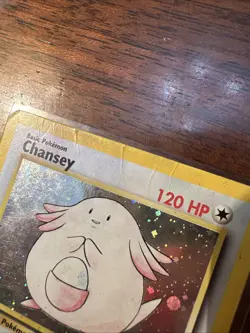 Pokemon TCG Chansey Base Set 2 Holo Rare Card 003/102 Damage - Image 4