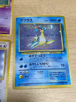 Japanese Vintage Pokemon Card Holo Rare Lot - Slowking, Lapras, Togetic, Slowbro - Image 5