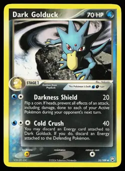 Dark Golduck 35/109 Uncommon Team Rocket Returns Pokemon Card - Image 1