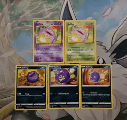 Pokemon Card koffing Bundle Non Holo Evolutions Base Set Wotc Chilling Reign - Image 1