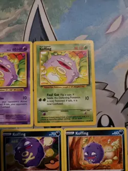 Pokemon Card koffing Bundle Non Holo Evolutions Base Set Wotc Chilling Reign - Image 3