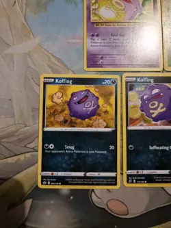 Pokemon Card koffing Bundle Non Holo Evolutions Base Set Wotc Chilling Reign - Image 4