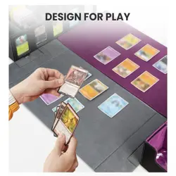 Trading Card Storage Box 5-Row PU Leather Organizer Fits 4000+ Cards - Image 5