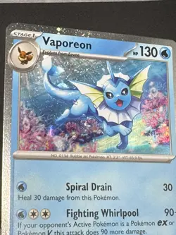 Prismatic Evolutions Cosmos Holo Promo Cards Full Set Of 8 Eeveelutions - Image 3