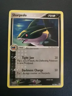 Pokemon Card Sharpedo 38/108 EX Power Keepers Uncommon - Image 1