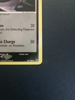 Pokemon Card Sharpedo 38/108 EX Power Keepers Uncommon - Image 5