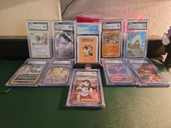 10 Card ENG & JAP Pokemon Lot Graded CGC (NM+ - Pristine) AR, LC, Holo, Radiant - Image 1