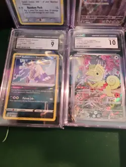 10 Card ENG & JAP Pokemon Lot Graded CGC (NM+ - Pristine) AR, LC, Holo, Radiant - Image 5