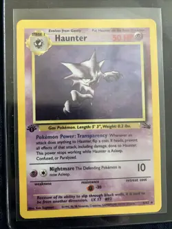🔮Haunter 6/62 Fossil Holo 1st Ed Lp Pokemon TCG Single Card - Image 1