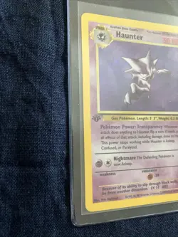 🔮Haunter 6/62 Fossil Holo 1st Ed Lp Pokemon TCG Single Card - Image 2
