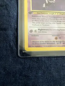 🔮Haunter 6/62 Fossil Holo 1st Ed Lp Pokemon TCG Single Card - Image 3