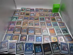 YU-GI-OH! TCG LOT OF 72 PRE-OWNED CARDS KONAMI (WITH DECK-BOX GREEN) - Image 1