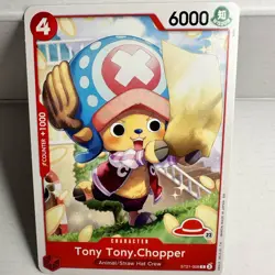 One piece card, Tony Tony.Chopper ST21-008 C, red straw hat logo 23, kito - Image 1