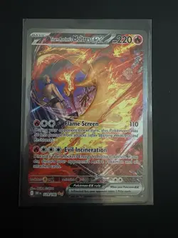 Pokemon TCG Team Rockets Moltres EX Card 229/182 Destined Rivals NM - Image 1