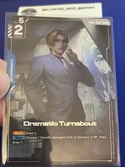 Dramatic Turnabout GD02-100 R+ Alt Art - GD02: Dual Impact - Gundam Card Game - Image 2