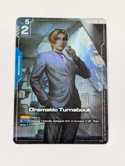 Gundam TCG Card Game GD02-100 R+ Dramatic Turnabout Alt Art Rare NM - Image 1