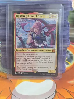 MTG Lightning, Army of One Final Fantasy Regular - Image 1