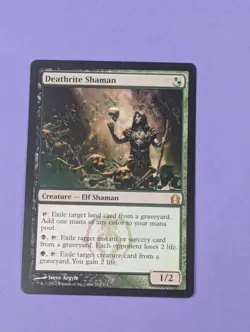 MTG Magic The Gathering: Return to Ravnica- Deathrite Shaman- Rare- NM - Image 1