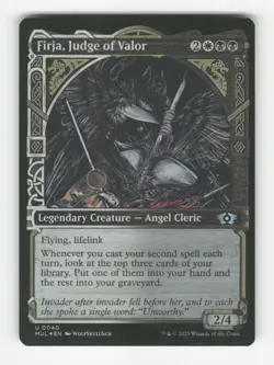 Firja, Judge of Valor U March of the Machine: Multiverse Legends 40 LP Foil MTG - Image 1