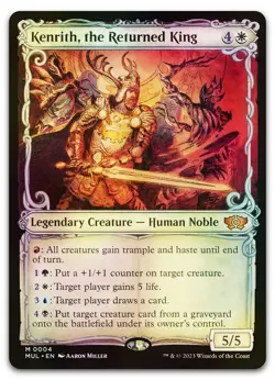 Kenrith, the Returned King #4 (Foil) (NM) March of the Machine MUL Magic MTG - Image 1