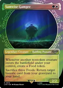 Samwise Gamgee Showcase Foil [LTR] #327 – MTG Lord of the Rings - Image 1