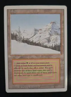 MTG DUAL LAND - Taiga Revised Edition LP - Image 1
