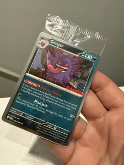 Pokemon GameStop Stamped Exclusive Gengar Promo Sealed 050/088 - Image 1