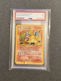 1999 Pokemon TCG Charizard Base Set Holo 4/102 - Image 1