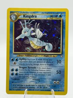 Pokemon Kingdra holo Rare 8/111 - Neo Genesis - Vintage 2000 NM - Image 1