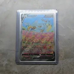 Pokemon Beedrill V Full Art Ultra Rare Holo Astral Radiance 161/189 Card - Image 1