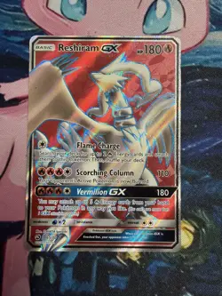 Pokemon TCG Reshiram GX 65/70 Dragon Majesty Full Art - Image 1