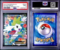 PSA 9 Shaymin EX Full Art Legendary Treasures Radiant Collection Pokemon #RC21 - Image 3