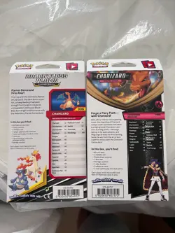 Pokemon Charizard Theme Decks-2019 Team Up Relentless Flame & 2020 Vivid Voltage - Image 2
