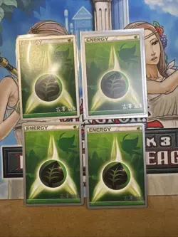 Pokemon World Championship Deck 2010 Celebi Grass Energy TCG Lot Of 4 MP - Image 1