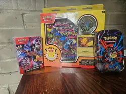 Pokemon TCG Box Lot-30th Day Box, Destined Rivals Booster Bundle, Mega Tin - Image 1