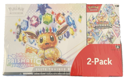 Pokemon Prismatic Evolutions Costco 2-Pack - Elite Trainer Box + Booster Bundle - Image 1