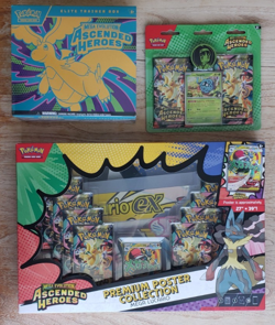 Pokemon Ascended Heroes Lot – Elite Trainer Box + Mega Lucario Premium + Blister - Image 1