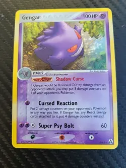 Pokemon TCG Gengar 5/92 Legend Maker Reverse Holo Ultra Rare - Image 1