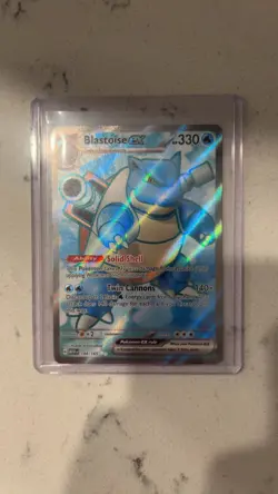 Pokemon Scarlet & Violet 151 184/165 Full Art Blastoise EX - Image 1