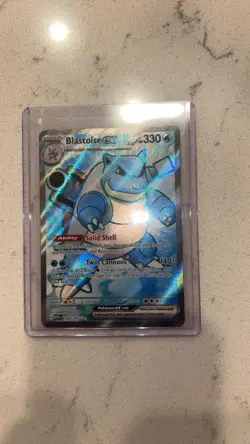 Pokemon Scarlet & Violet 151 184/165 Full Art Blastoise EX - Image 2