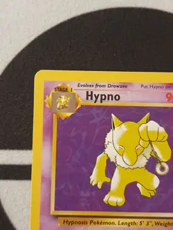 Pokemon Karte Hypno 23/62 Fossil Set Pokemon Original TCG 1999 Vintage - Image 3