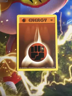 Pokemon TCG Fighting Energy 1st Edition Shadowless Base Set - Image 3