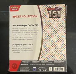 Pokemon TCG Scarlet & Violet Pokemon 151 Binder Collection +4 151 Packs NEW!!!! - Image 2