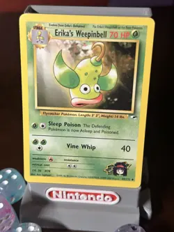 Pokemon TCG Erika's Bellsprout And Weepinbell Gym Heroes - Image 2