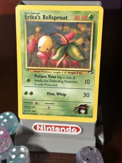 Pokemon TCG Erika's Bellsprout And Weepinbell Gym Heroes - Image 4
