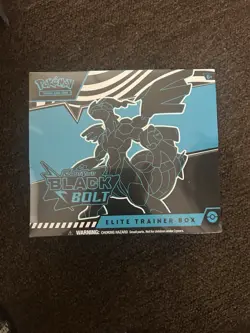 Pokemon TCG Black Bolt ETB Elite Trainer Box English Factory Sealed - Image 1