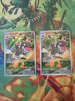 Pokemon Tyrunt Pokemon Center Stamp Black Star Promo & Regular NM/M - Image 1