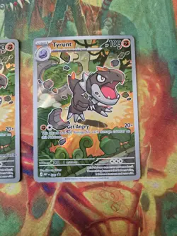 Pokemon Tyrunt Pokemon Center Stamp Black Star Promo & Regular NM/M - Image 3