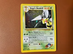 Kogas Beedrill 9/132 Holo Unlimited Rare - NM/LP Pokemon WOTC Gym Challenge - Image 1