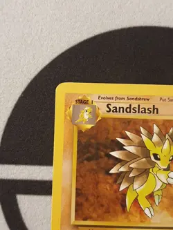 Pokemon Karte Sandamer 41/62 Fossil Set Pokemon Original TCG 1999 Vintage - Image 3